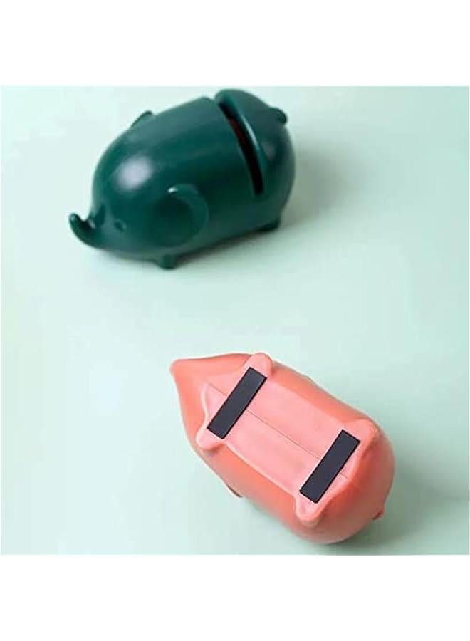 Elephant-shaped Knife Sharpeners, Elephant Pocket Knife Sharpener Multi-purpose Fast Sharpening Stone Anti-rust Cutter Sharpener for Kitchen Green 7cm x 3.8cm x 4.5cm  - Image 3