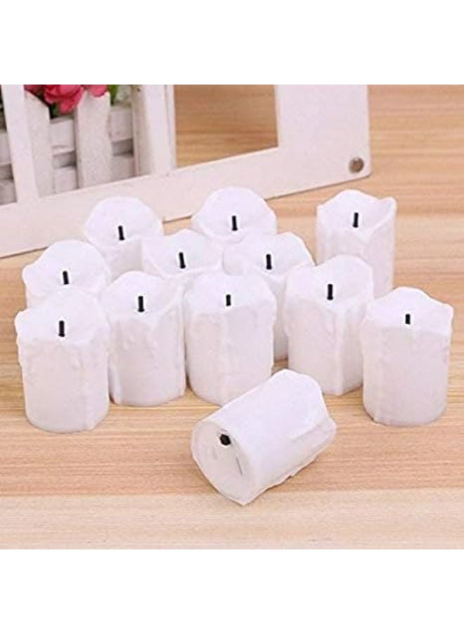 24 pieces - LED Tea Light Candles | Flameless & Smokeless - Image 1