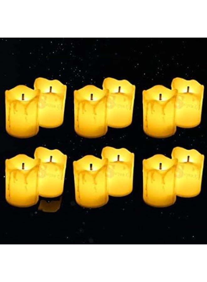 24 pieces - LED Tea Light Candles | Flameless & Smokeless - Image 2