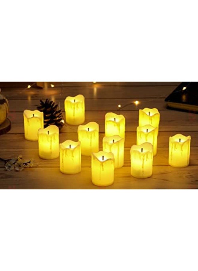 24 pieces - LED Tea Light Candles | Flameless & Smokeless - Image 4