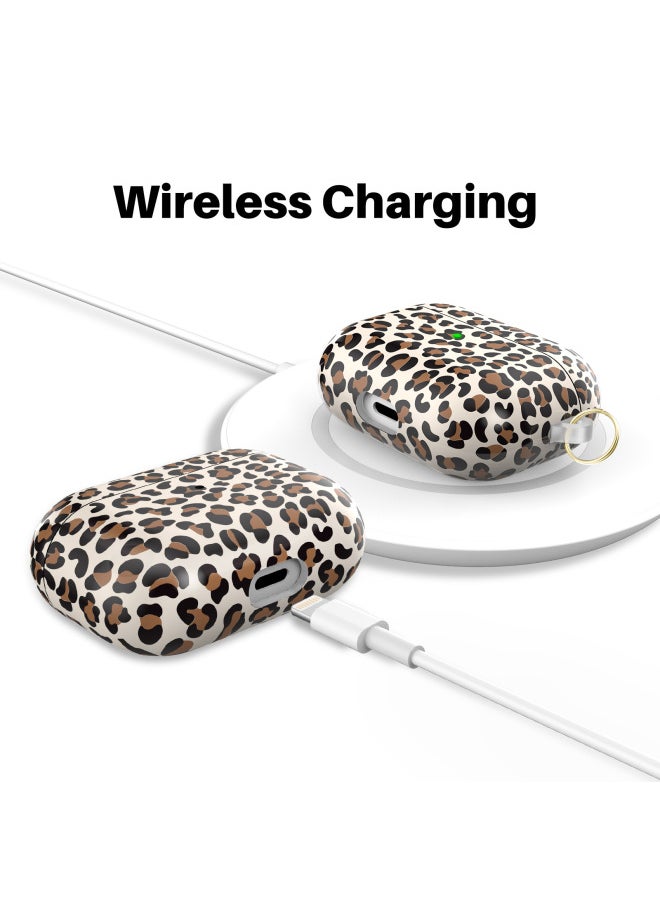 Suitable For Apple Wireless Bluetooth Headset AirPods Pro 2 High Quality TPU Protection IMD Personality Leopard Print-Color:Yellow (AirPods Pro2 Non-fine Hole)-Applicable Model:Airpods Pro2 (non-fine Hole)