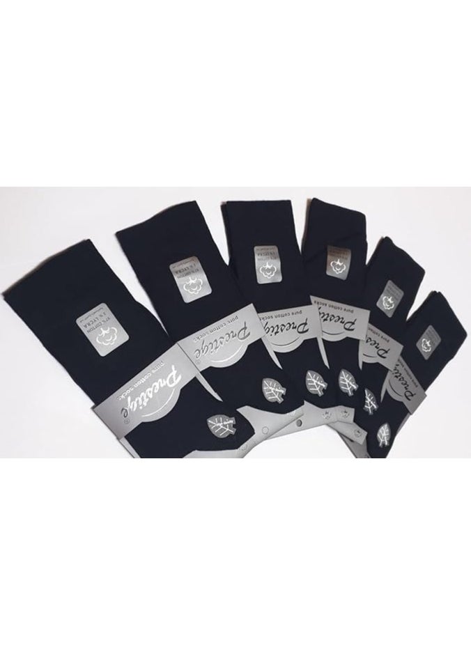 Generic - Breathable, hypoallergenic cotton socks with a pleasant scent, professionally sterilized - Black color and one size fits all, 3 pieces. - Image 1