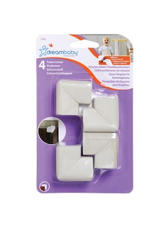 dreambaby Pack Of 4 Foam Corner Protectors, Grey  - Image 3