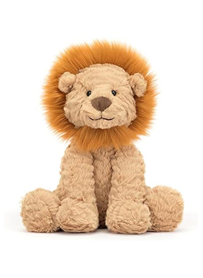 Jellycat - Fuddlewuddle Lion Stuffed Animal, Medium, 9 inches - Image 1