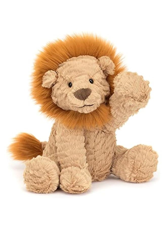 Jellycat - Fuddlewuddle Lion Stuffed Animal, Medium, 9 inches - Image 1
