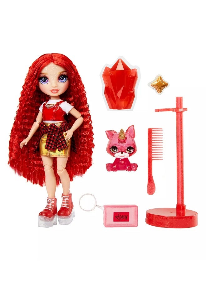Rainbow High Ruby Anderson Slime Kit & Pet Fashion Doll (28 cm) - Image 3