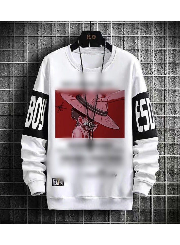 KUYING New One Piece Casual Loose Round Neck Hoodie  - Image 1