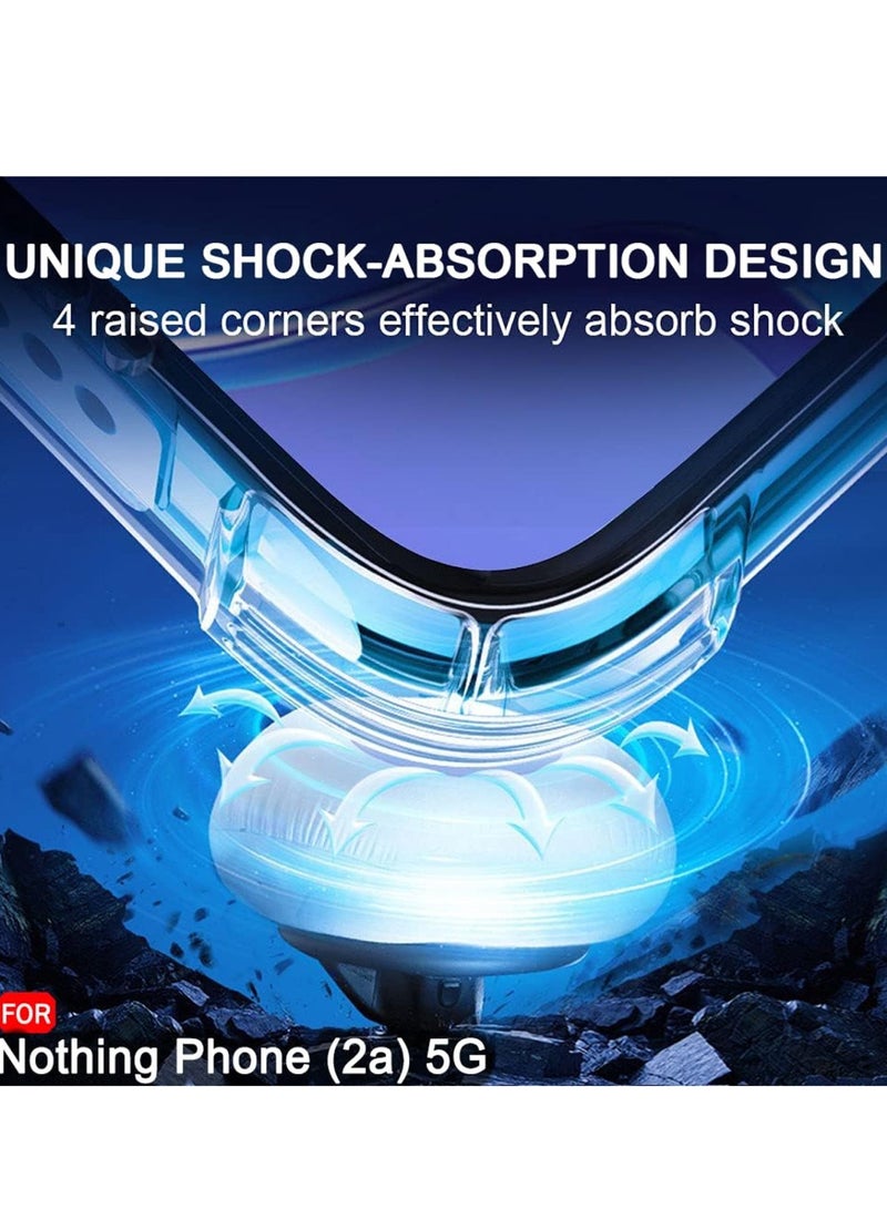 Techie Nothing Phone 2A 5G TPU Bumper Corner Case with Camera Lens Protection Transparent Protective Back Cover - Image 3