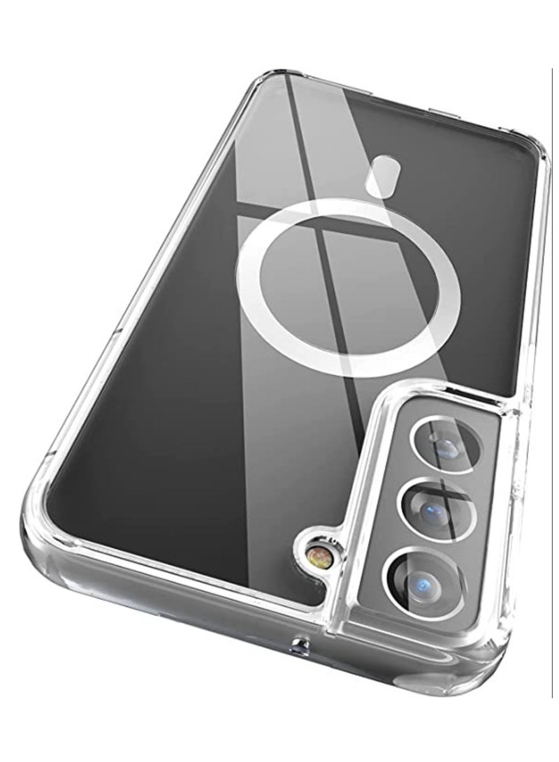 ELTRAZONE Samsung Galaxy S23 Plus Case Slim Thin Magnetic Case Shock Absorption Anti-Scratch Hard Back Crystal Case Cell Phone Cover Compatible with Samsung Galaxy S23 Plus Case - Image 1