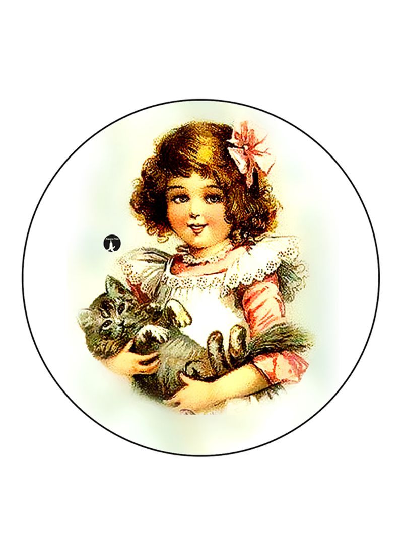 RKN Vintage Art Printed Pin Multicolour - Image 1