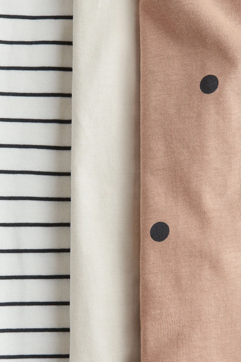 H&M 3-pack cotton pyjamas