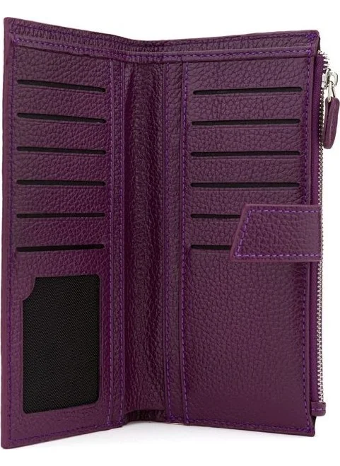 Bilik Deri Bilik Leather Purple Rölax Leather Wallet Bsh 3240
