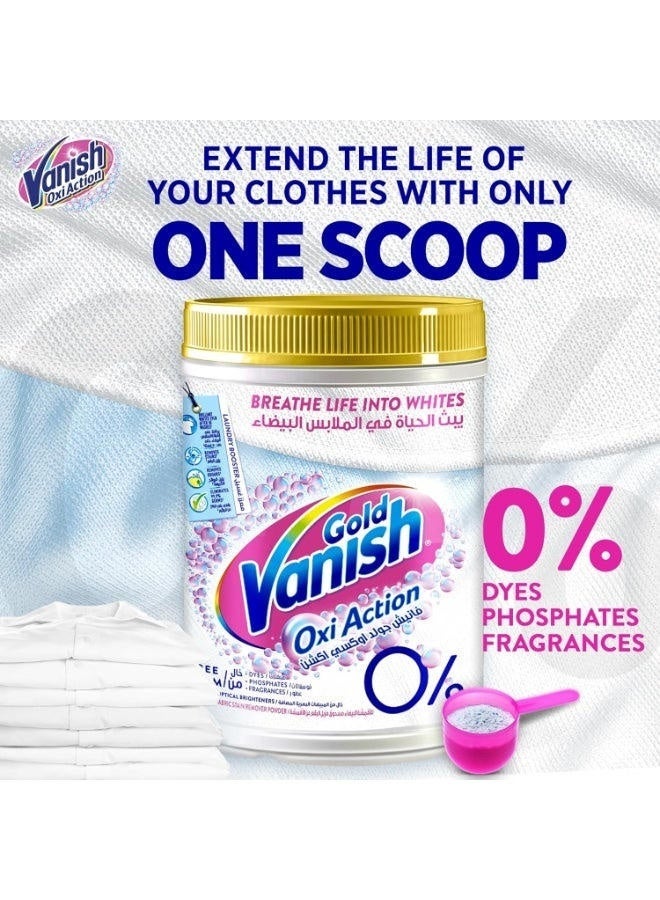 Vanish Oxi Action Whites Fabric Stain Remover Powder 900 G 900grams - Image 5