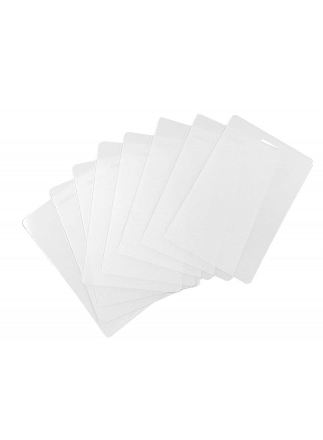 Oregon Lamination Premium OLP Hot 10 Mil Luggage Tag Laminating Pouches With Slot (Pack of 500) 2-1/2 x 4-1/4 Clear  - Image 1
