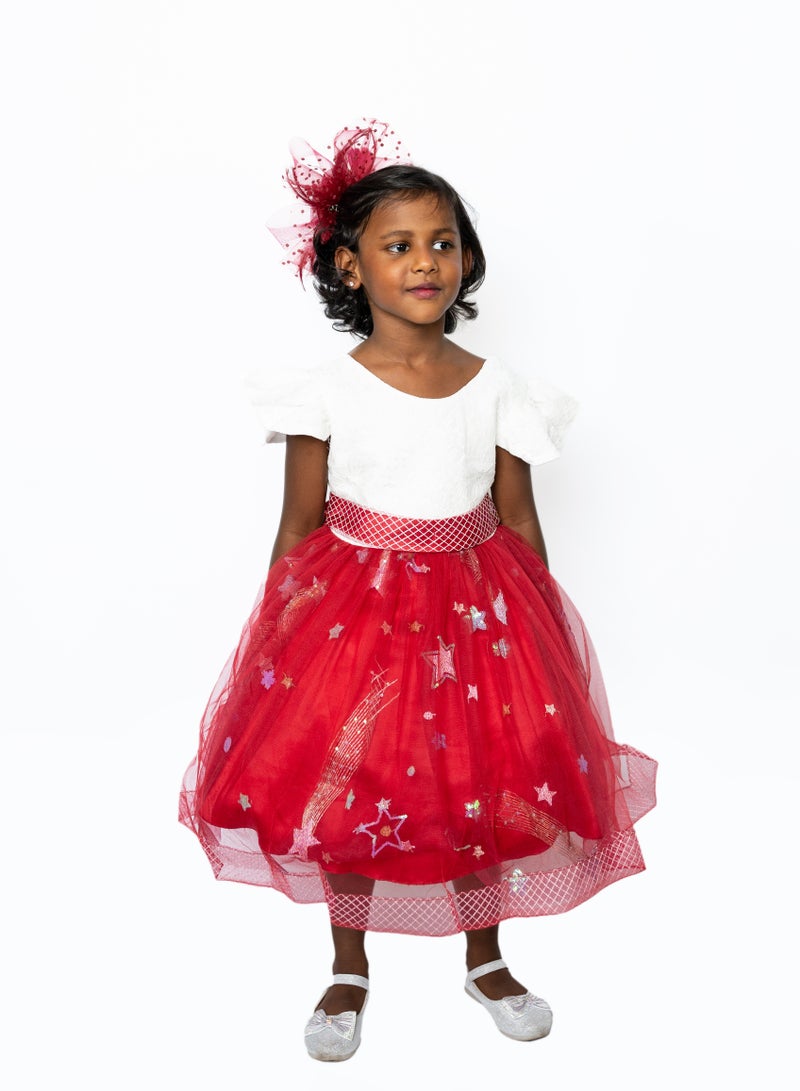 D'Daniela Starry Tulle Dress - Image 1