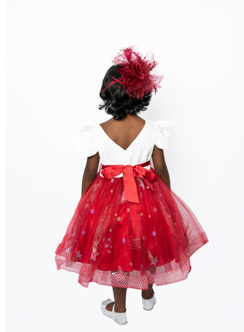 D'Daniela Starry Tulle Dress - Image 2