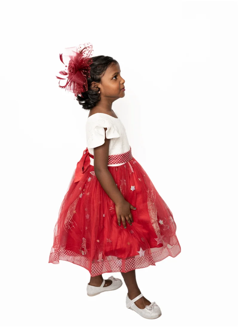 D'Daniela Starry Tulle Dress