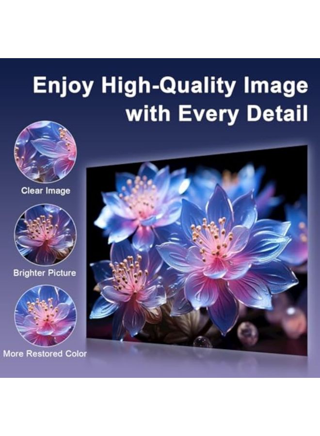 Hy320 Projector Home 4k High-definition Wireless Bluetooth Living Room Wall Projection Portable Projector - Image 2