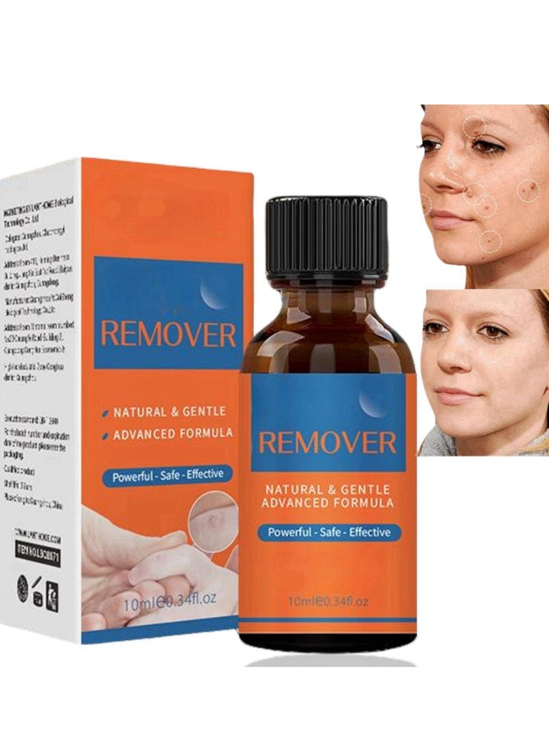 Excefore Warts & Mole Remover Cream,Natural Skin Tag Remover,Skin Tag Remover for Face & Hands & Body,Natural Formula,Skin Tag Remover Liquid,Tags and Mole Remover,Fast-Acting & Effective Skin Tag Remover  - Image 1