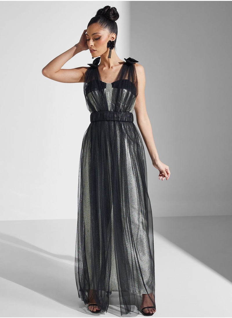Amri - Mesh Tiered Dress - Image 1