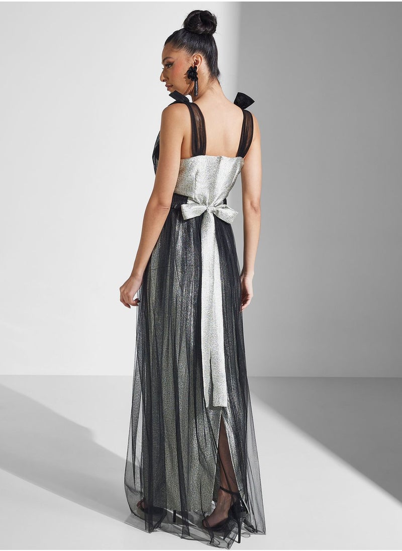 Amri - Mesh Tiered Dress - Image 1