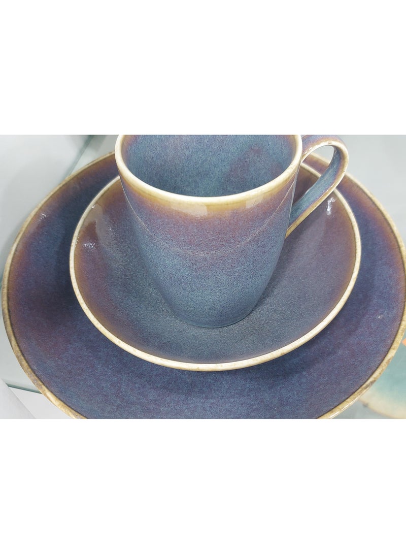 Porcalin dinner set 30 pcs -Rosa FM -azour model