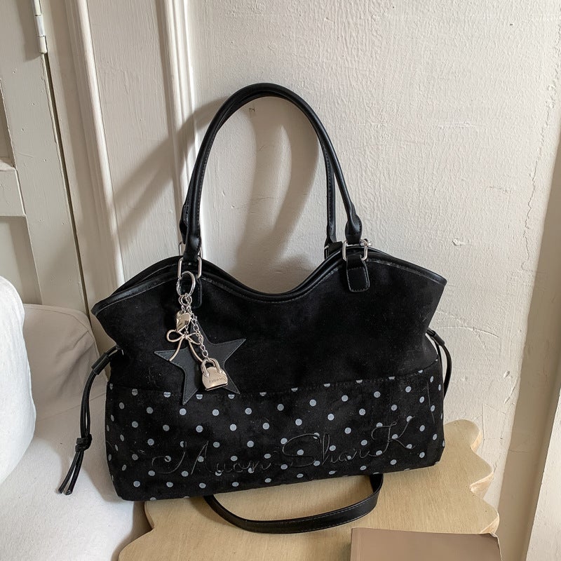 Women's Large PU Leather Tote Shoulder Bag – Retro 2025 Autumn Fashion - Image 3