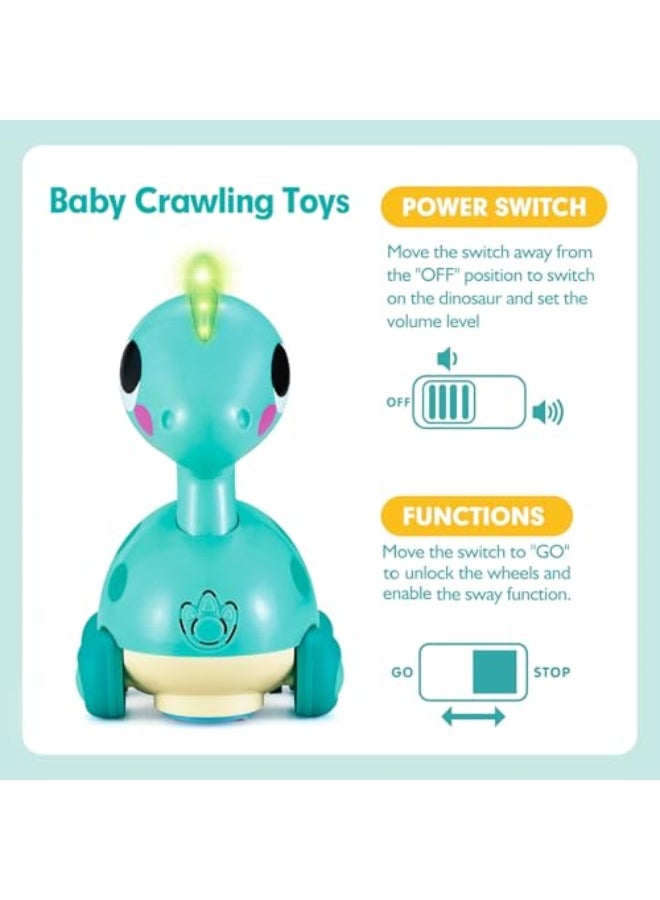 CubicFun Baby Toys 12-18 Months - Touch & Go Musical Light Tummy Time Infant Baby Crawling Toys 12 Months, Toddler Travel Toy for 1 Year Old Boy Gift 1st Birthday Girl Gifts - Image 4