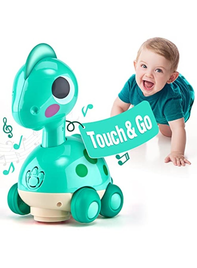 CubicFun Baby Toys 12-18 Months - Touch & Go Musical Light Tummy Time Infant Baby Crawling Toys 12 Months, Toddler Travel Toy for 1 Year Old Boy Gift 1st Birthday Girl Gifts - Image 1