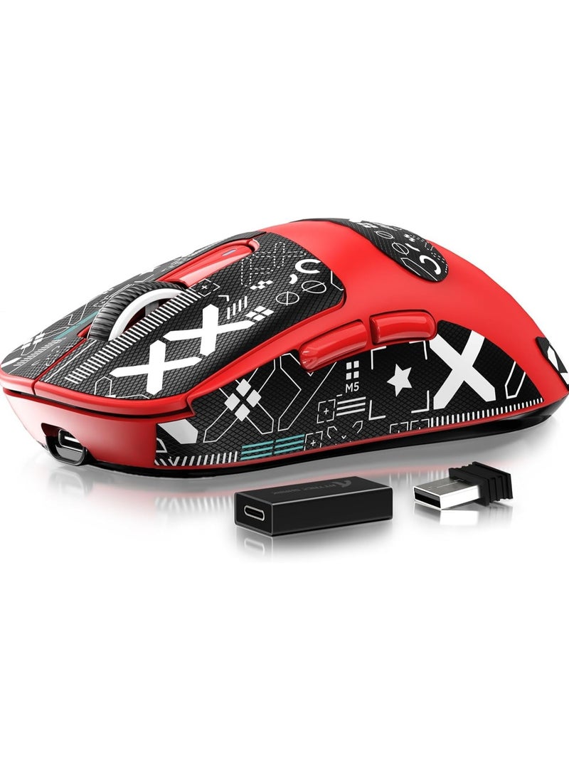 Attack Shark X3PRO 4K/8K Lightweight Wireless Gaming Mouse with Tri-Mode(Wired/2.4GHz/BT),PAW3395 Optical Sensor,26K DPI,Kailh GM8.0 Switch,Long Battery,7 Buttons for PC/Laptop/Win/Mac  - Image 1