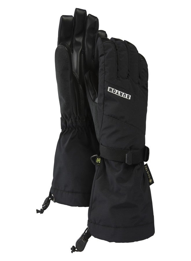 قفازات برتون للأطفال بتقنية Gore-TEX، لون أسود فاحم، مقاس كبير