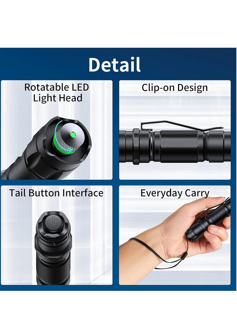 hilimse 3000 Lumen Round Aluminum LED Laser Pointer with Various Lighting Patterns, High Performance, Rechargeable Set,Gift Package  - Image 5