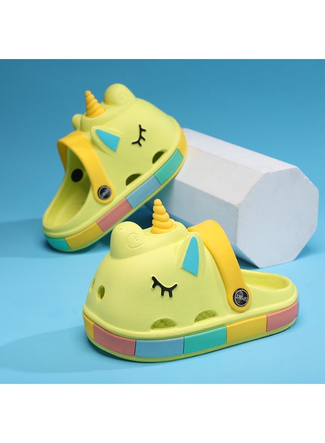 NIBEMINENT Summer Children's Sandals Indoor Home Soft Bottom Outdoor Wearable Baby Slippers Cute Beach Sandals for Girls And Boys  - Image 2
