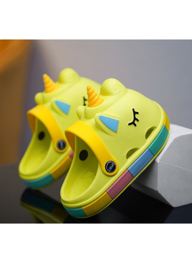 NIBEMINENT Summer Children's Sandals Indoor Home Soft Bottom Outdoor Wearable Baby Slippers Cute Beach Sandals for Girls And Boys  - Image 4