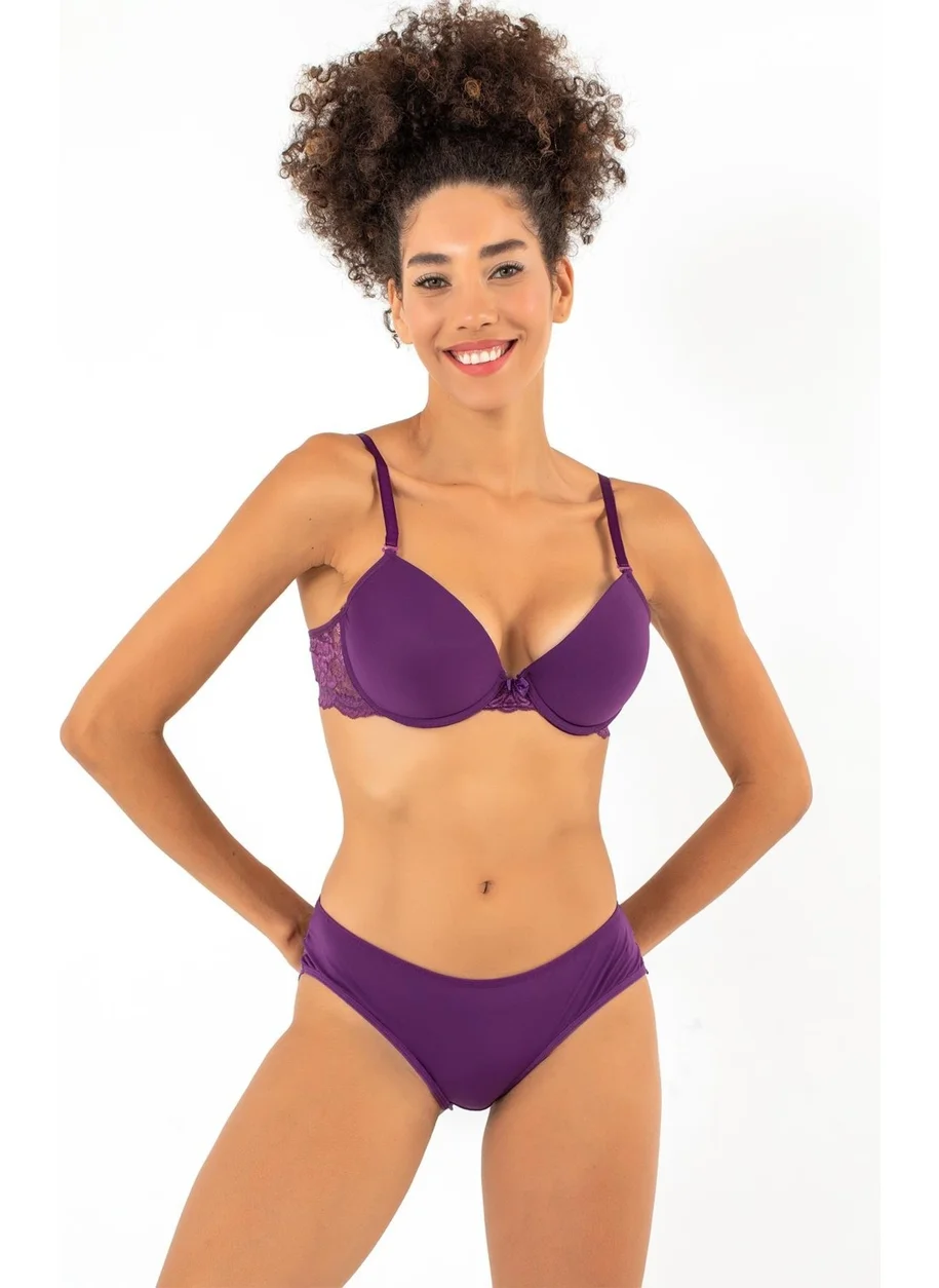 ميور Push-Up Padded Lace Detailed Bra Set