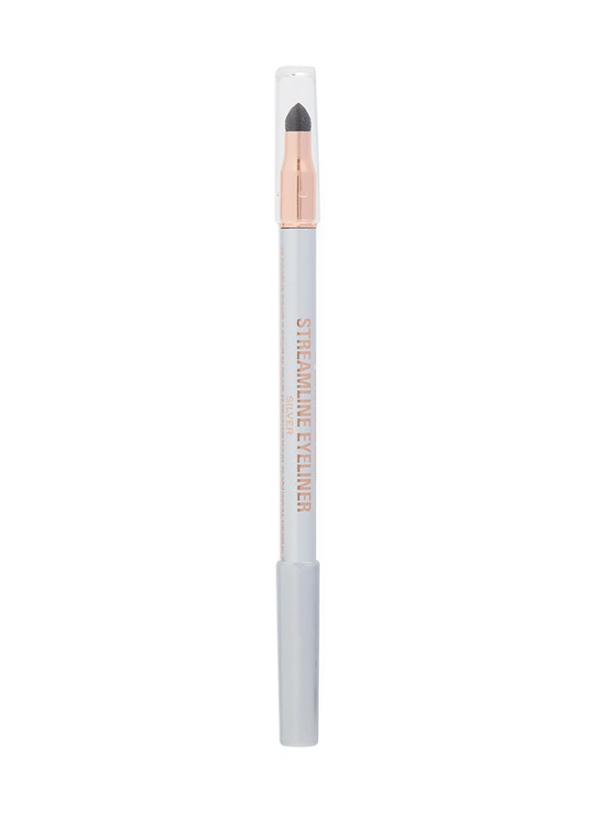 Makeup Revolution Streamline Waterline Eyeliner Pencil Silver - Image 1