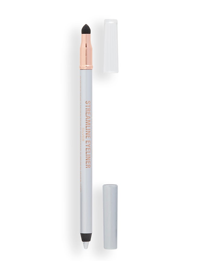 Makeup Revolution Streamline Waterline Eyeliner Pencil Silver - Image 2