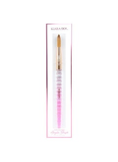 KIARA SKY Pink Crystal Acrylic Kolinsky Nail Brush (12)  - Image 1
