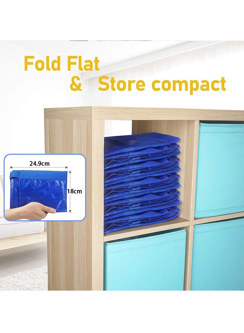 MIXDE Moving Bags,2 Pack Extra Large Space Saver Bags,Heavy-Duty Foldable Storage Tote With Zippers And Handles,College Dorm Room Essentials,Clothes Storage Bins Packing Bags For Travelling Camping  - Image 4