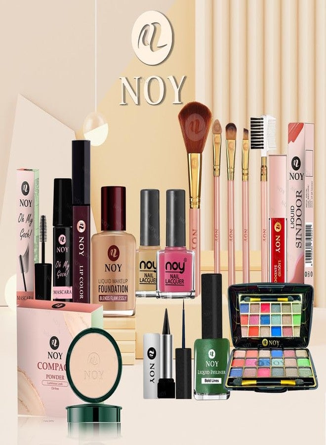 NOY Galactic Glam Space Themed Makeup Kit Combo Out of This World Styles Rich Ingredients-Vitamin E & Highly Pigmentation NY#229 (Pack of-15) - Image 1