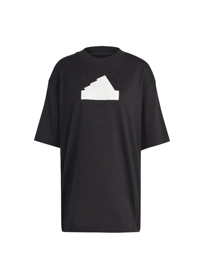 اديداس اوريجينالز Adidas W Fi Bos Bf Tee Black Training T-Shirts For Women 2Xs