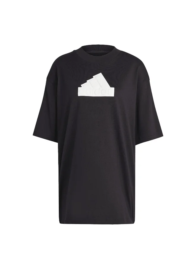 اديداس اوريجينالز Adidas W Fi Bos Bf Tee Black Training T-Shirts For Women 2Xs