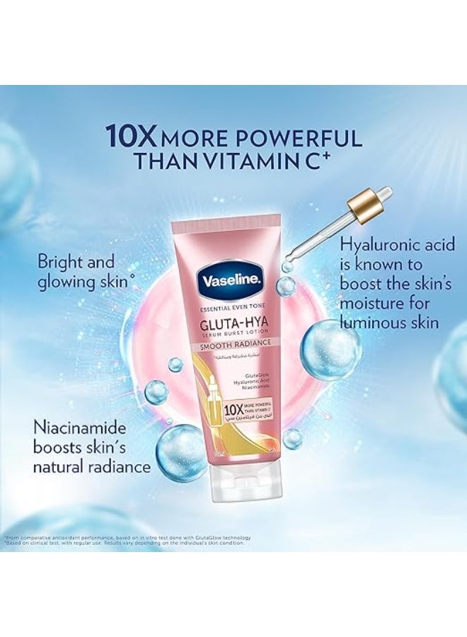 Vaseline Smooth Radiance, Gluta-Hya Serum Burst,  200ml - Image 3