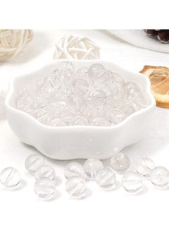 Generic Natural Clear Quartz Crystal Beads Semi Precious Stones Smooth Round Loose Gemstones Jewelry Making String 15 Inches 90-95pcs  - Image 5