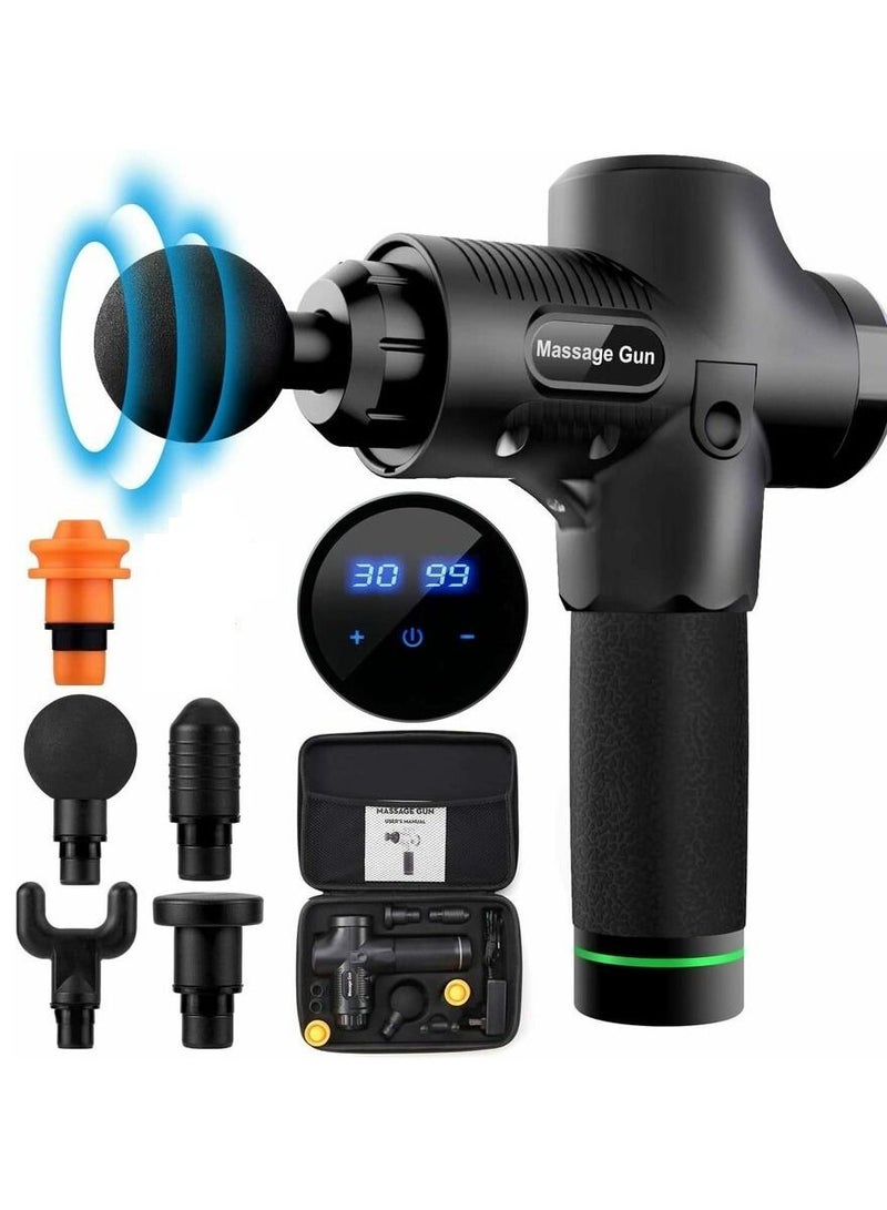 Massage Gun Handheld Deep Muscle Massager Cordless Vibration Massage Device Helps Relieve Muscle Soreness and Stiffness - Image 1