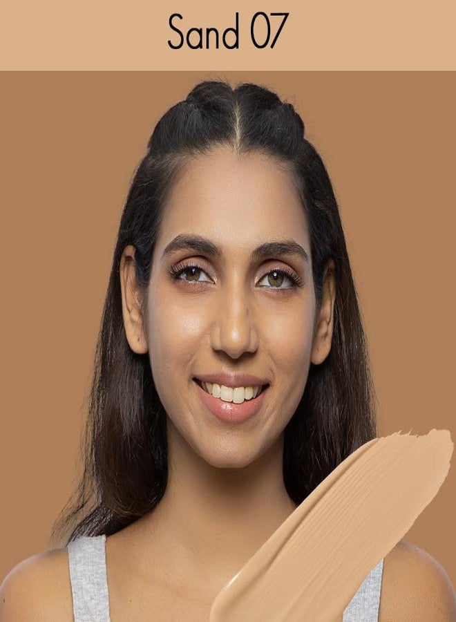 نيكا كريم أساس سائل غير لامع يدوم طويلاً من نايكا للبشرة العادية إلى المختلطة - لون رملي 07 - Image 5
