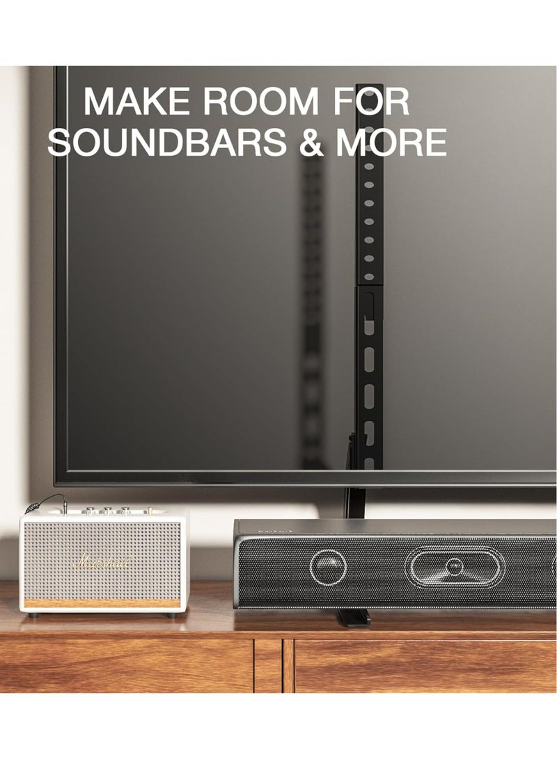 TIGER أرجل حامل التلفاز العالمية – قاعدة استبدال للطاولة للتلفزيونات من 20-65 بوصة LCD/LED/OLED/Plasma، تدعم حتى 40 كجم، أقصى VESA 800x500 مم، متوافقة مع الشاشات المسطحة والمنحنية - Image 4