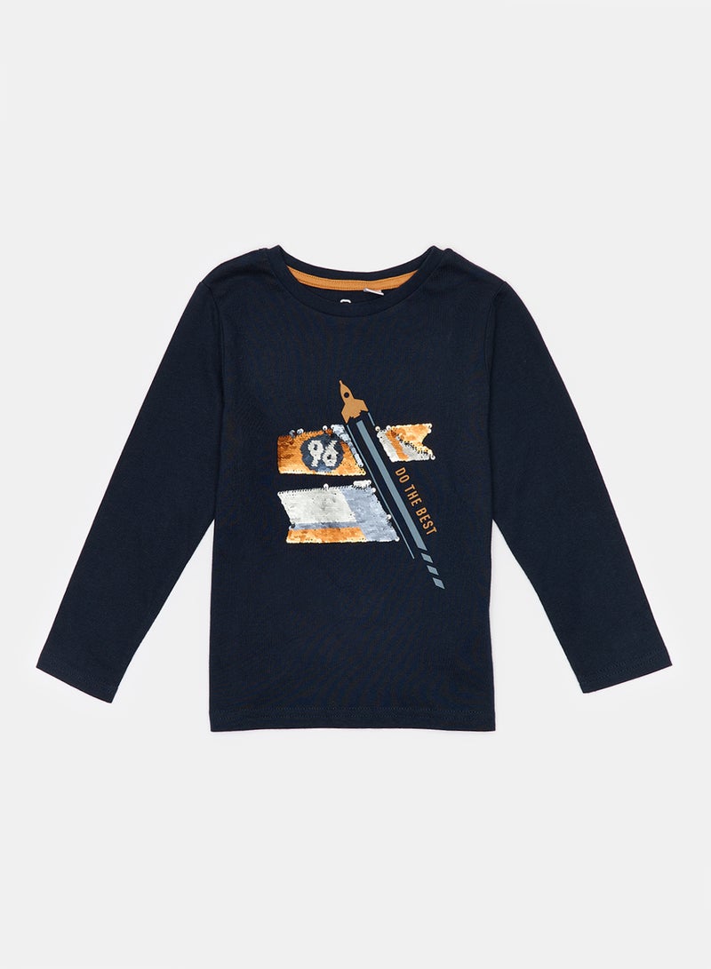 Okaidi Blue T-Shirt for Boys - Image 1