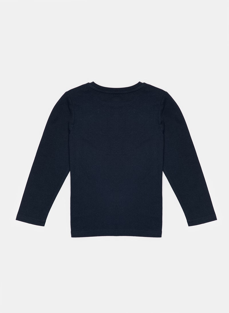 Okaidi Blue T-Shirt for Boys - Image 2