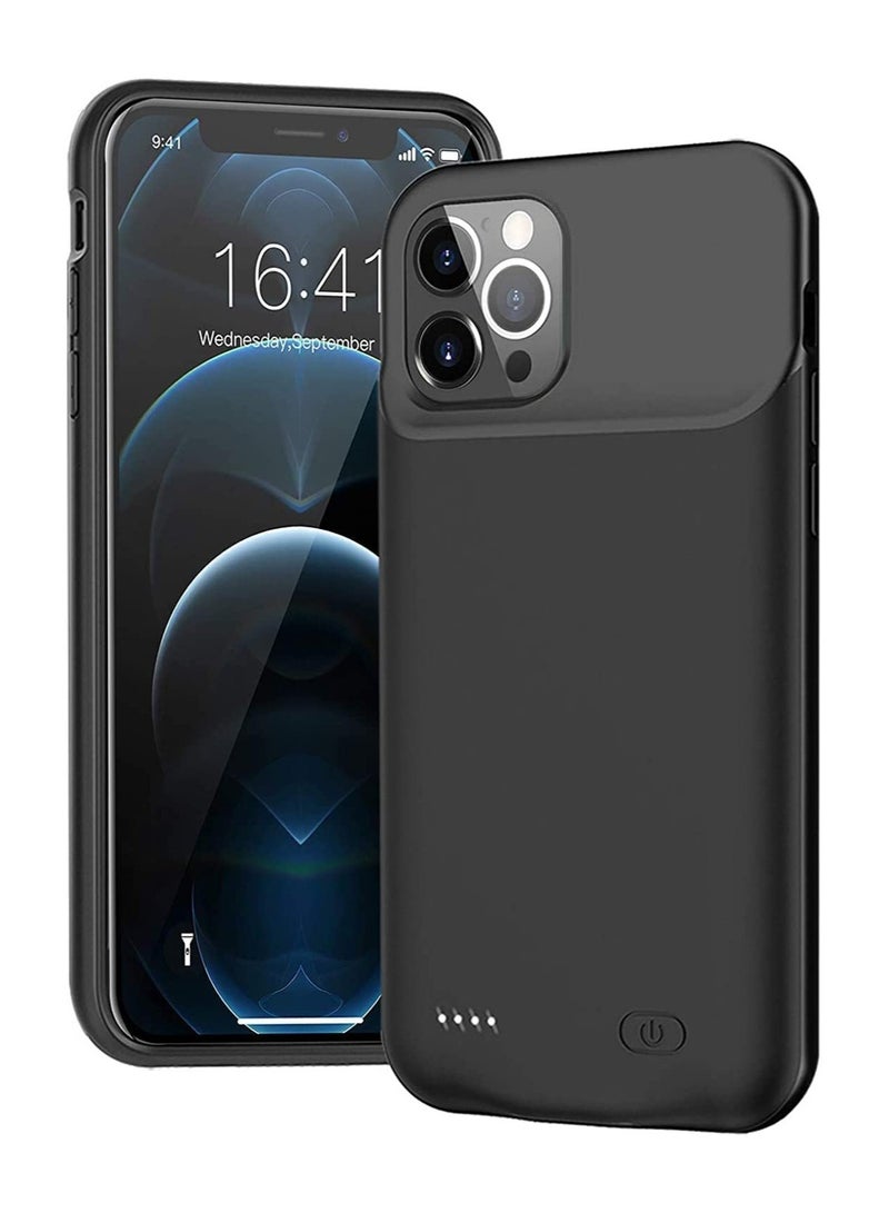 إلترازون Battery Case for iPhone 12 Pro Max, 4500mAh Portable Protective Charging Case, Extended Battery Backup - Image 1